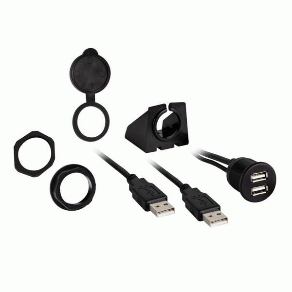 Metra Electronics DUAL USB PASS THROUGH EXTENSION - RETAIL PACK IBR74
